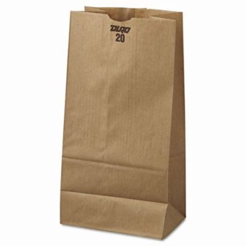 BAG GK20-500 Standard Grade GEN 20# Brown Kraft Paper Bags 500 Bags